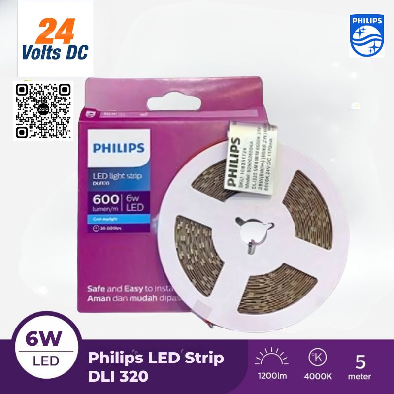 PHILIPS - Led dây SMD DC24V DLI 320 6W ( Cuộn 5m)